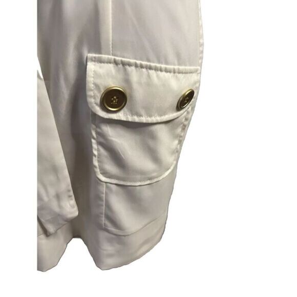 Kouture‎ White Dress, With Gold Buttons, NWT, Size M. - Picture 2 of 8